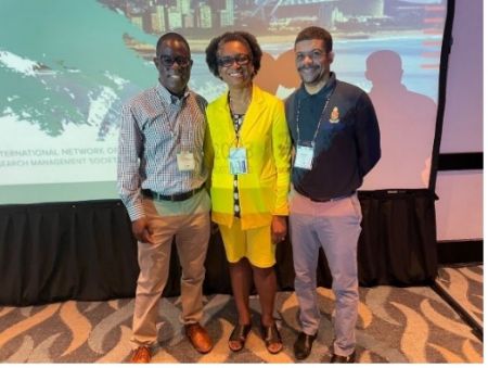 Dr. Jose Jackson-Malete and colleagues at the 2023 African Studies Association meeting